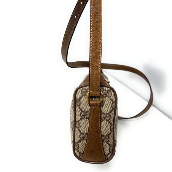 Gucci Crossbody Shoulder Bag Vintage Gucci Web Sherry Line - Picture 10 of 15